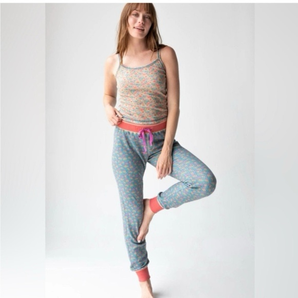 NATURAL LIFE Thermal pants in Aqua - Picture 4 of 4